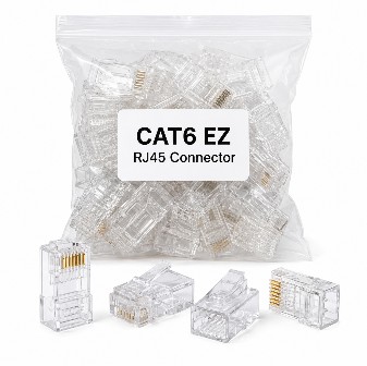 CONNECTOR RJ 45 CAT 6 EZ TYPE EASY TO MAKE (ACC-027)