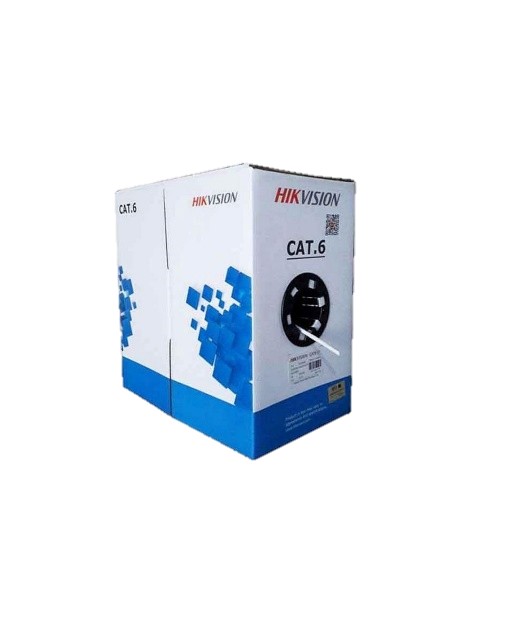Cable Hikvision UTP cat 6 100% color white (DS-UTP_CAT6_COOPER)