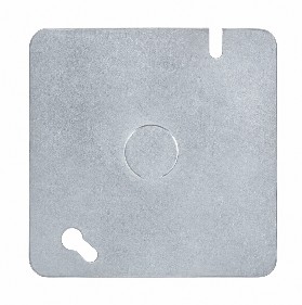 TAPA METALICA CIEGA CUADRADA DE 4 PULGADAS (ELT-019)