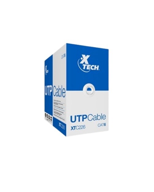 CABLE UTP CAT 6 XTECH CCA (XTECH-UTP-CAT6-CCA)